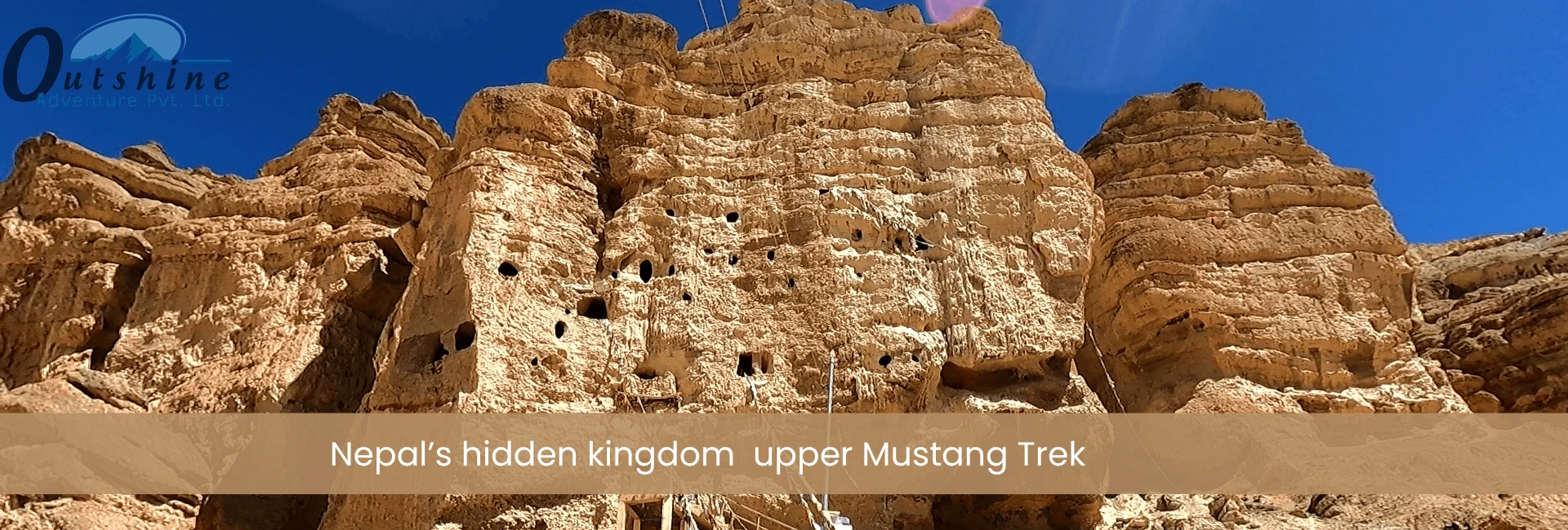 Upper Mustang Trek trail in Nepal
