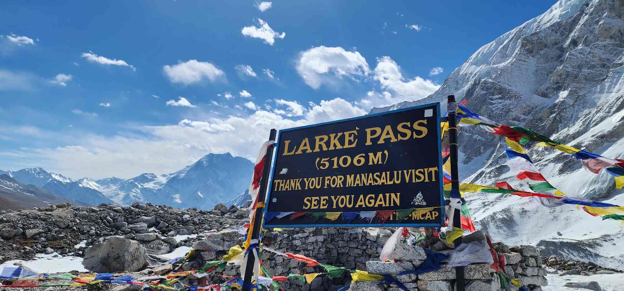 Larke la pass- Manaslu Circuit Trek