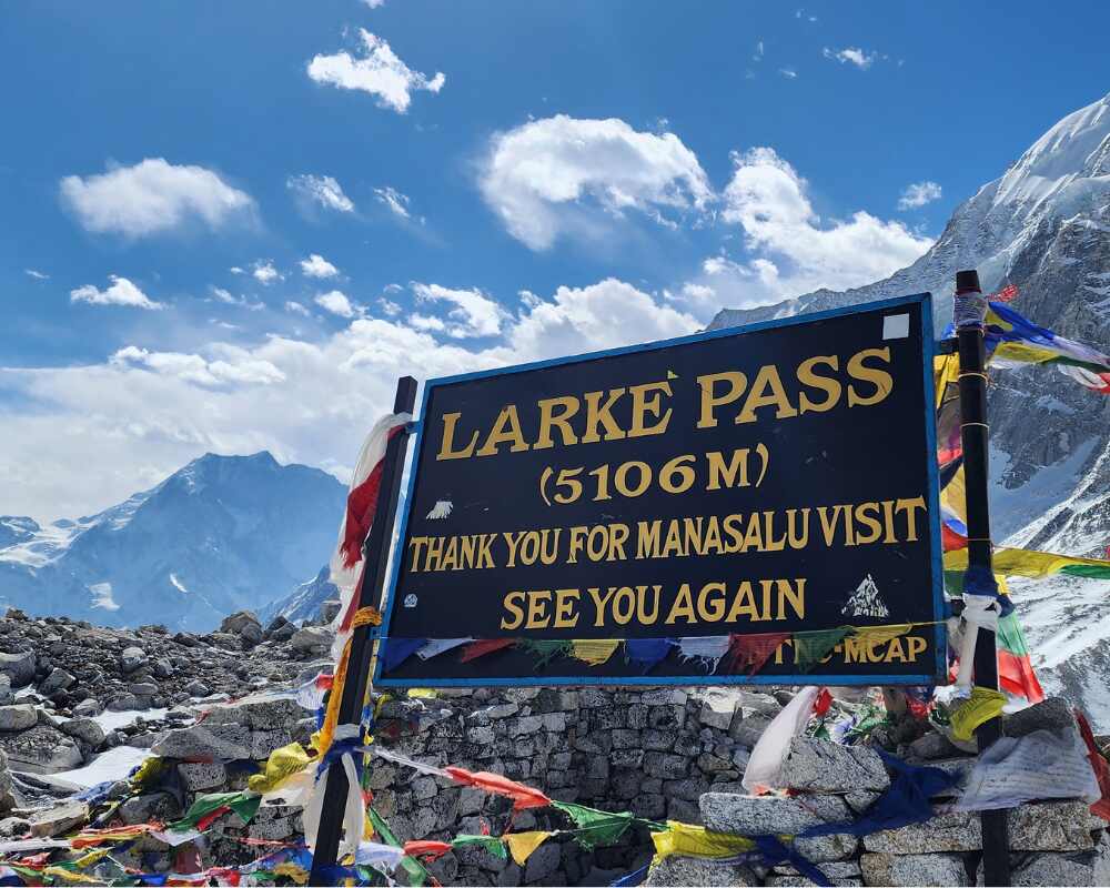 Larke La Pass- Manaslu Circuit Pass
