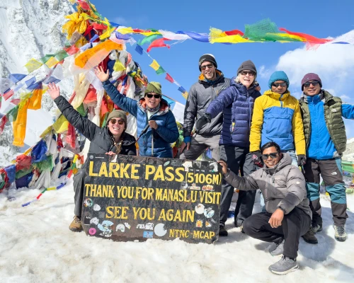 Larke Pass In Manaslu